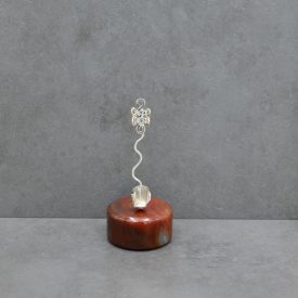   Asztali tolltartó, Ásvány, 925-ös ezüst, Végtelen csomó