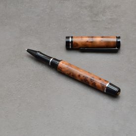   Cyklon kerámiabetétes toll, Marokkói tuja gyökér tolltest, Fekete szerkezet