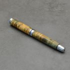 Cyklon Kerámiabetétes toll, Színezett habos juharfa, Ródium és fekete szerkezet