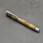 Cyklon Kerámiabetétes toll, Színezett habos juharfa, Ródium és fekete szerkezet