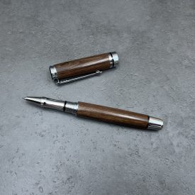   Cyklon Kerámiabetétes toll, Diófa, Ródium és fekete szerkezet