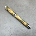 Cyklon Töltőtoll, Színezett habos juharfa, Ródium / fekete szerkezet