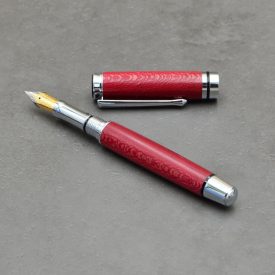   Cyklon Töltőtoll, Színezett platánfa Ródium / fekete szerkezet