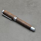 Cyklon Töltőtoll, Amerikai diófa, Ródium / fekete szerkezet, vésett klipsz