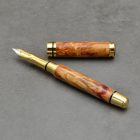 Cyklon Töltőtoll, Juharfa, Arany / fekete szerkezet