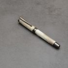 Cyklon Töltőtoll,  Szarvasagancs tolltest, fegyverfém szerkezet