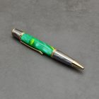 Gatsby golyóstoll, "Zöld és sárga" gyanta, Fegyverfém/ Arany színű szerkezet