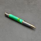 Gatsby golyóstoll, "Zöld és sárga" gyanta, Fegyverfém/ Arany színű szerkezet