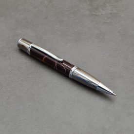   Gatsby golyóstoll, Barna gyanta, Fegyverfém/ Ródium szerkezet