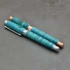 "Kisherceg " tollszett, Színezett habos juharfa, Rubin drágakő Rose gold aranyba foglalva