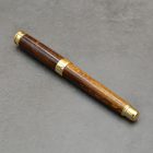 Leveche Kerámiabetétes toll,  "Serpentes" Akrilgyanta, Aranyozott szerkezet