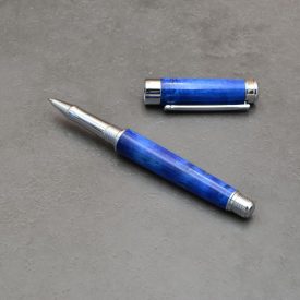   Leveche Kerámiabetétes toll,  Stabilizált és színezett Juharfa, Ródium szerkezet