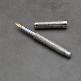 Leveche töltőtoll, Damaszk acél