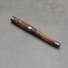 Leveche töltőtoll, 80-90 éves szőlőtőke tolltest, fegyverfém szerkezet