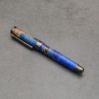 Leveche töltőtoll, Stabilizált és színezett Juharfa, Fegyverfém szerkezet