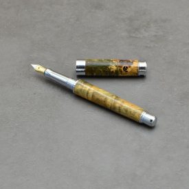 Leveche Töltőtoll, Színezett juharfa, Ródium szerkezet