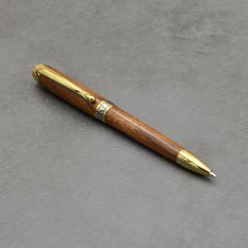   Mistral Ceruza, fekete diófa, titán arany szerkezet, fegyverfém gyűrű