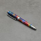 Mistral Golyóstoll,  "Olaj a vízben" akrilgyanta, Fegyverfém szerkezet, ródium gyűrű