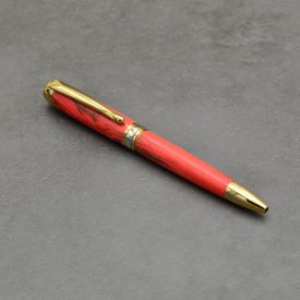   Mistral Golyóstoll, Színezett orgonafa, Titán arany szerkezet, Ródium gyűrű