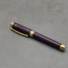 Mistral Kerámiabetétes toll, Bordói gyanta, Titán arany szerkezet, Titán arany gyűrű, vésett kupak