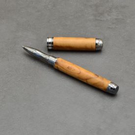   Mistral Kerámiabetétes toll, Olajfa, Fegyverfém szerkezet, ródium gyűrű