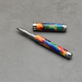   Mistral Kerámiabetétes toll, Diamondcast gyanta, Fegyverfém szerkezet, ródium gyűrű