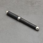 Mistral Kerámiabetétes toll, 5000 éves Mocsári Tölgy, Ródium szerkezet, Fegyverfém gyűrű.