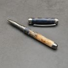 Mistral Kerámiabetétes toll, Stabilizált és színezett Karéliai nyírfa, Fegyverfém szerkezet