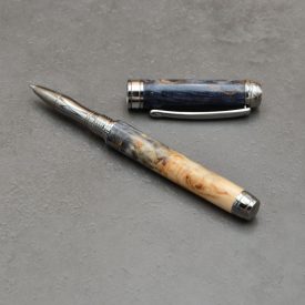   Mistral Kerámiabetétes toll, Stabilizált és színezett Karéliai nyírfa, Fegyverfém szerkezet