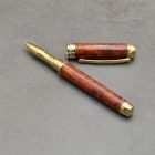 Mistral Kerámiabetétes toll, Amboyna burl tolltest, Titán arany színű szerkezet