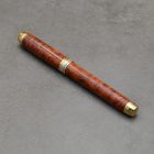 Mistral Kerámiabetétes toll, Amboyna burl tolltest, Titán arany színű szerkezet