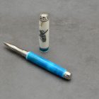 Mistral Kerámiabetétes toll, Színezett jávorszarvas agancs, Ródium szerkezet, agancs gyűrű