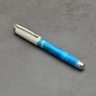 Mistral Kerámiabetétes toll, Színezett jávorszarvas agancs, Ródium szerkezet, agancs gyűrű