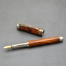   Mistral Töltőtoll, Sivatagi vasfa, Ródium szerkezet, vésett klipsz és gyűrű