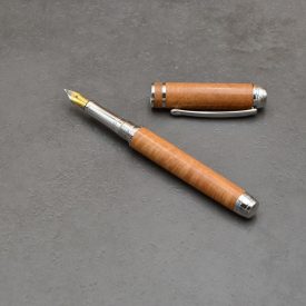   Mistral Töltőtoll, Hangagyökér tolltest, Ródium szerkezet, angagyökér gyűrű