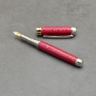 Mistral Töltőtoll, Színezett platánfa, Ródium szerkezet, Titán arany gyűrű