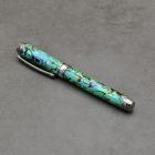 Mistral Töltőtoll, Abalone kagyló, Fegyverfém szerkezet, Ródium gyűrű