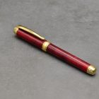 Mistral töltőtoll, Akrilgyanta, Titán arany szerkezet, Szálcsiszolt gyűrű