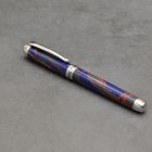 Mistral töltőtoll, Ebonit tolltest, Ródium szerkezet, Fegyverfém gyűrű