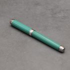 Mistral töltőtoll, Ebonit, Fegyverfém szerkezet, Ródium gyűrű