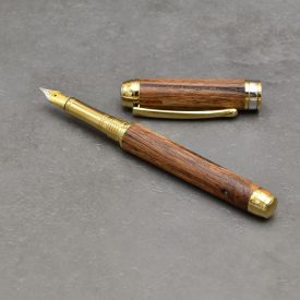   Mistral töltőtoll, 80-90 éves Szőlőtőke, Titán arany szerkezet, Ródium gyűrű