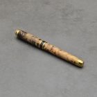 Mistral Töltőtoll, Cédrusfa gyökér, Titán arany szerkezet, fekete gyűrű, fekete Bock tollhegy