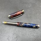 Mistral Töltőtoll, Színezett juharfa, Ródium szerkezet, Titán arany gyűrű