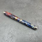 Mistral Töltőtoll, Színezett juharfa, Ródium szerkezet, Titán arany gyűrű