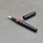 P52 töltőtoll, Ébenfa, Piros ebonit