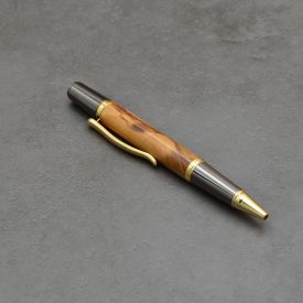   "Sirocco toll - Olajfa tolltest, Fegyverfém/arany színű szerkezet