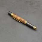 ZEPHYR golyóstoll, Olajfa tolltest, Fegyverfém/Aranyozott szerkezet