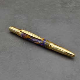   Zephyr golyóstoll, "Sunset" akrilgyanta, Arany színű szerkezet