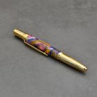 Zephyr golyóstoll, "Sunset" akrilgyanta, Arany színű szerkezet