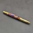Zephyr golyóstoll, "Sunset" akrilgyanta, Arany színű szerkezet